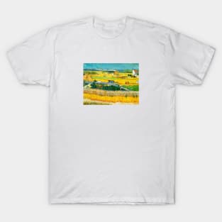 village landscape painting T-Shirt